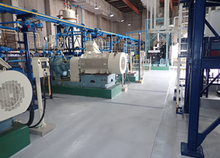 ポンプ室床面補修塗装施工事例画像