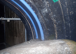 復水器連絡弁補修施工事例画像