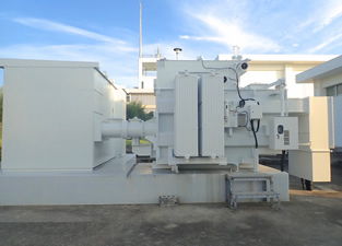 特高変電設備塗装補修施工事例画像